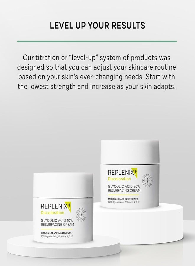 ريبلينكس كريم ريبلينكس لإعادة تسطيح البشرة بحمض الجليكوليك، مرطب ومقشر خفيف الوزن من الدرجة الطبية للوجه لعلاج تغير لون البشرة (0.5 أونصة سائلة) - Image 4